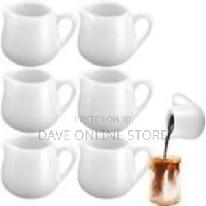 Classic Ceramic Mini Creamer Pitchers (Set of 6)
