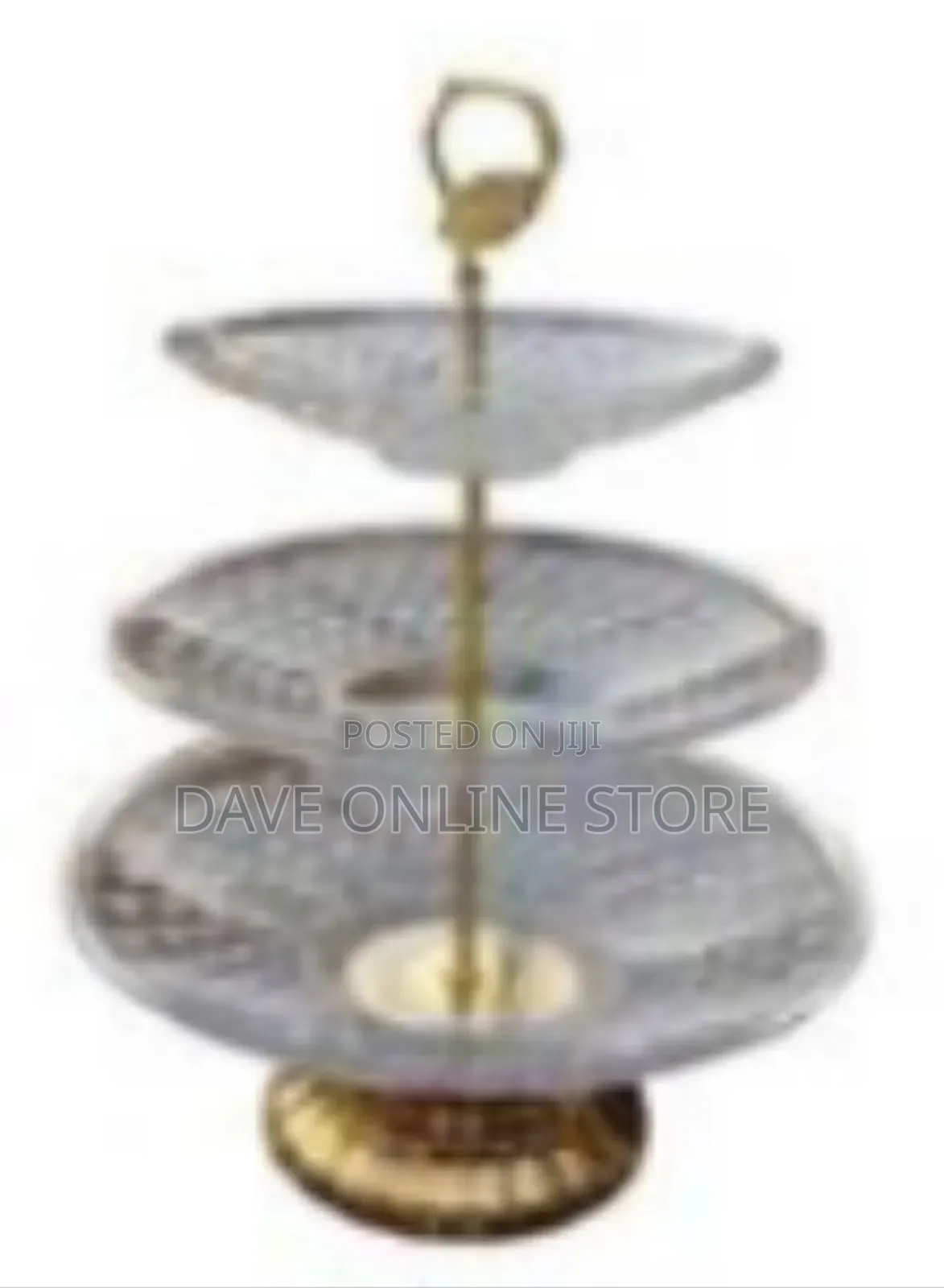 Elegant Three-Tiered Dessert Stand