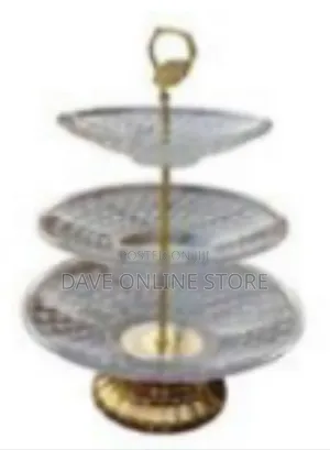 Elegant Three-Tiered Dessert Stand
