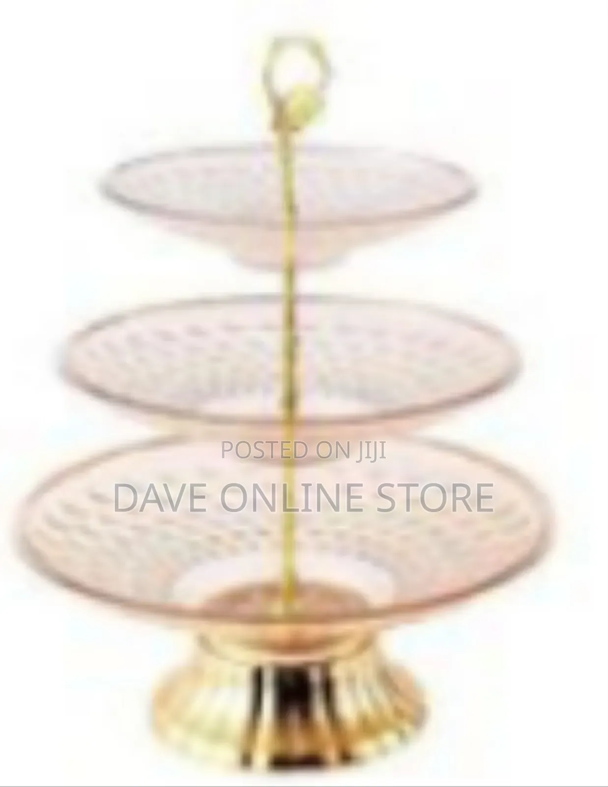 Elegant Three-Tiered Dessert Stand