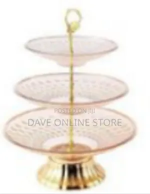 Elegant Three-Tiered Dessert Stand
