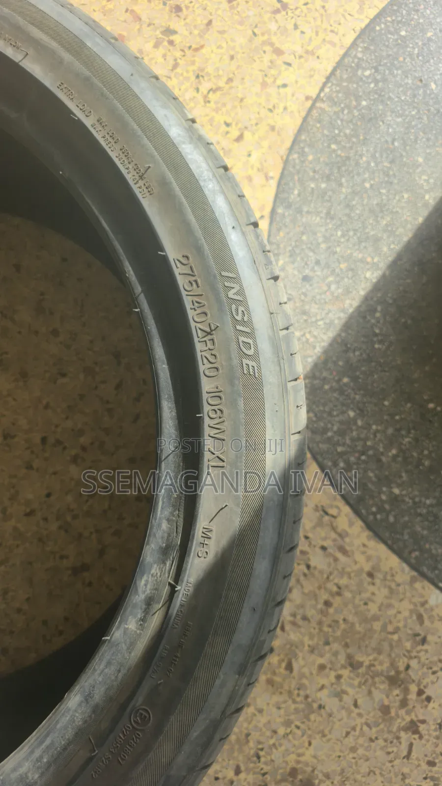 275/40zr20 106w Xl Saferich Foreign Used