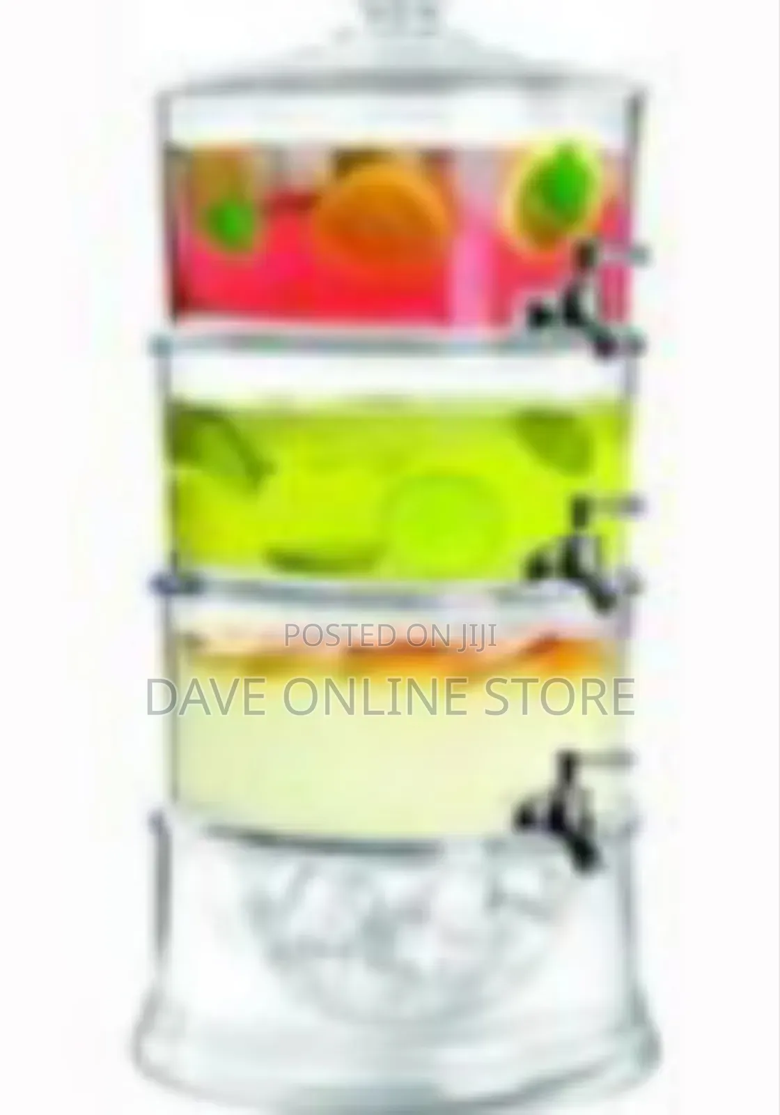 Stackable Acrylic Beverage Dispenser
