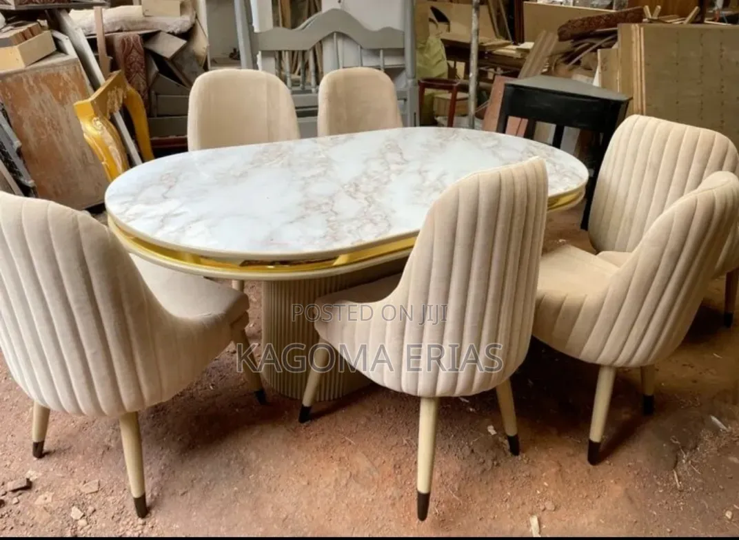 Morden Furniture Dining Table Six Seater Available