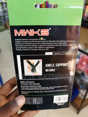 Adjustable Ankle Support.