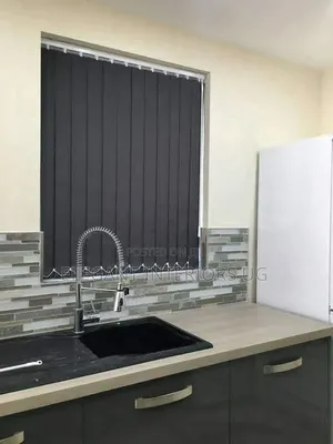 Dark Grey Vertical Office Blinds