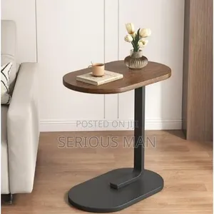 C-Shaped Sofa Side Table