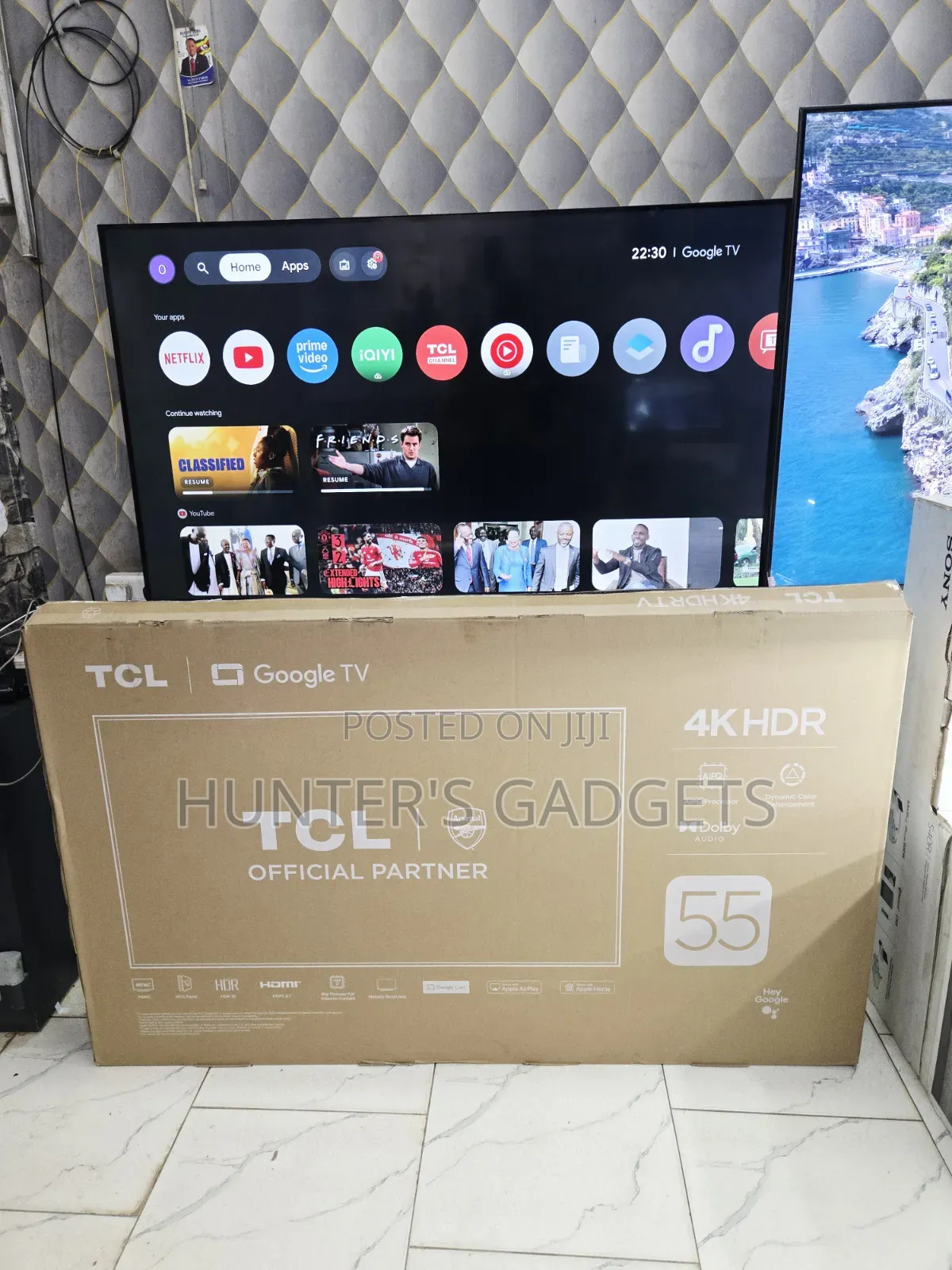TCL 55 Inch Smart Uhd Digital Frameless Tv New Model