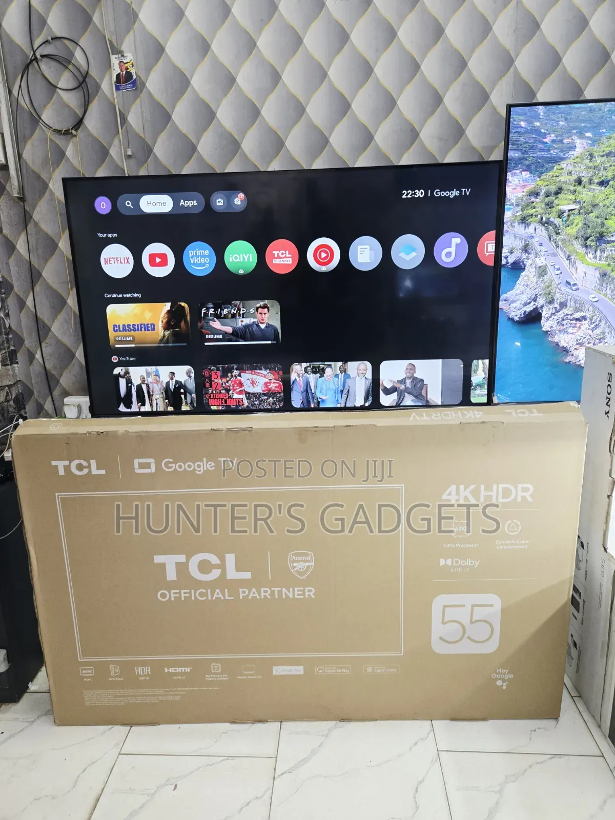 TCL 55 Inch Smart Uhd Digital Frameless Tv New Model