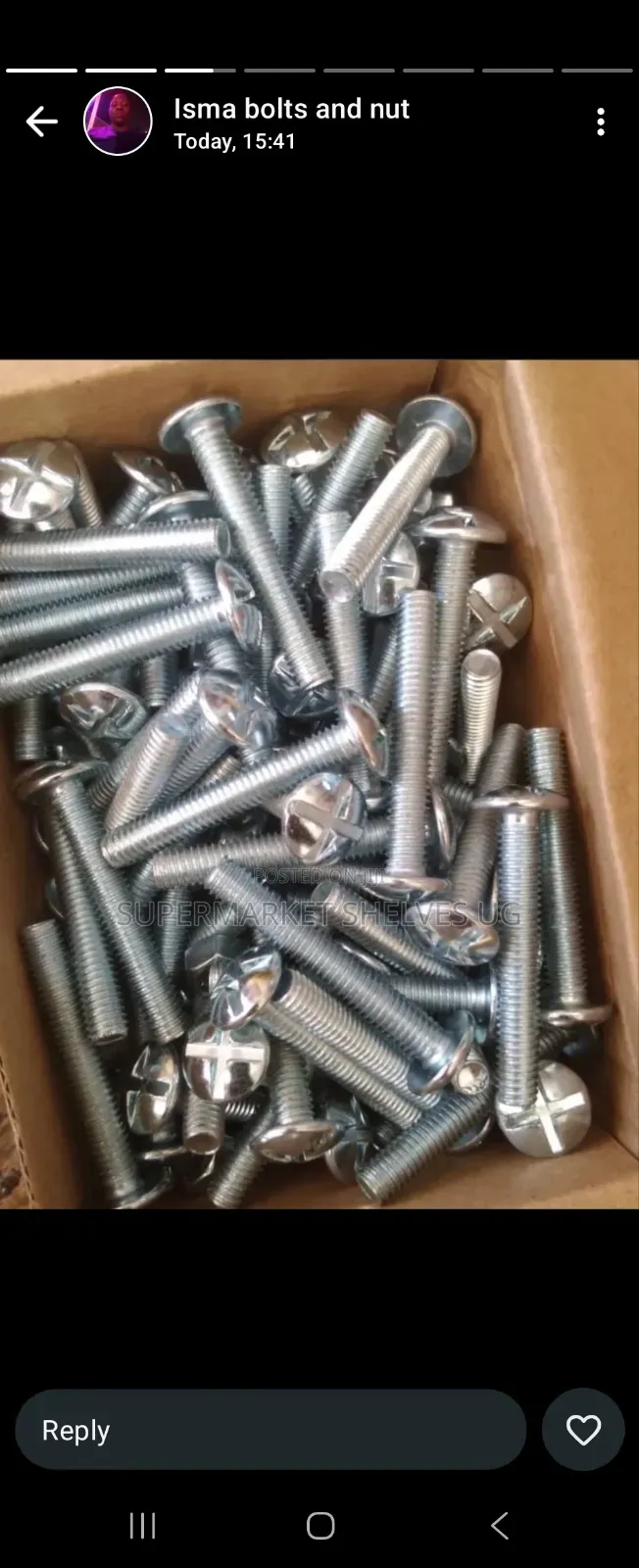 Bolts and Nuts in All Sizes on at 5000