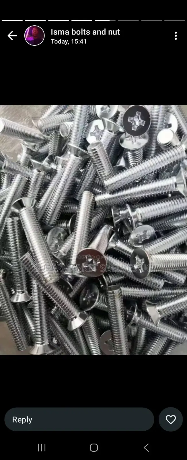 Bolts and Nuts in All Sizes on at 5000