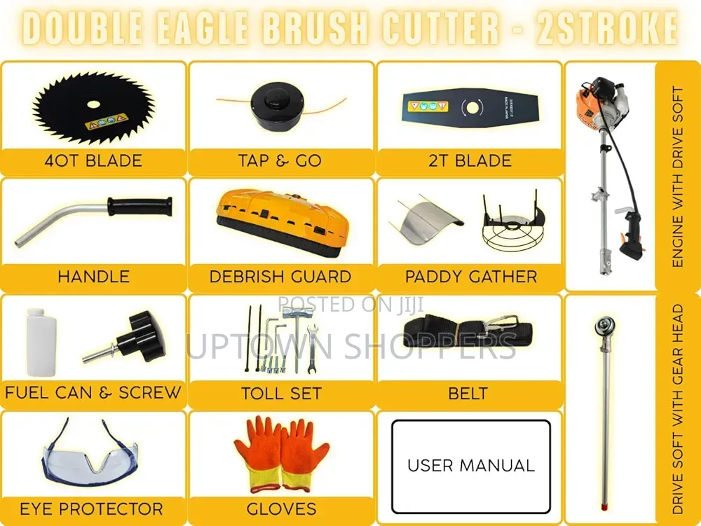 Ingco Grass Trimmer and Brush Cutter GBC