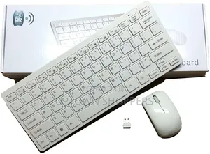 Wireless Mini Keyboard and Mouse Combo for Desktop Laptop and Computer