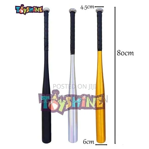 Baseball Bat and Ball-Silver