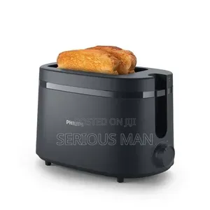 Philips Hdw 2 Slice Toaster - Black
