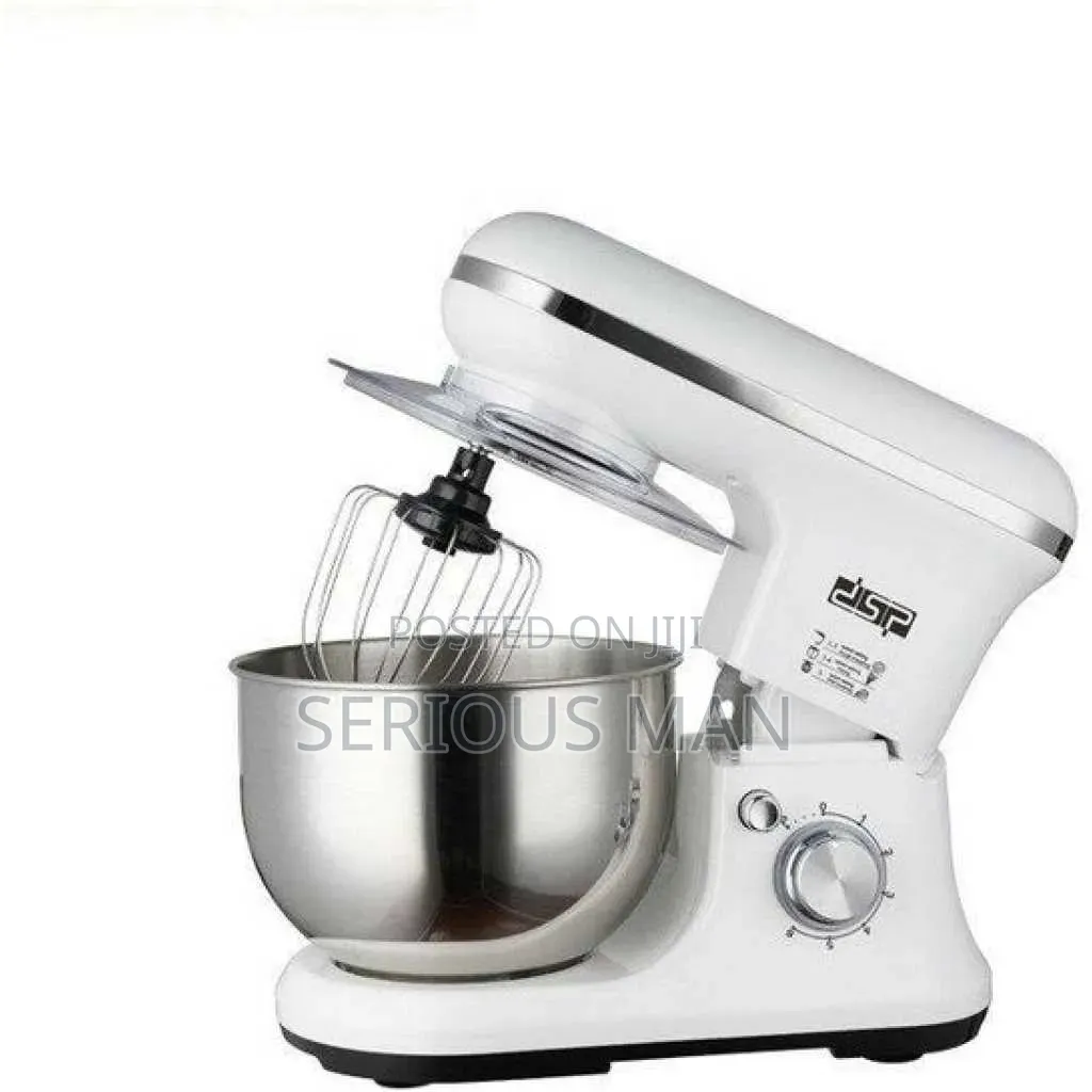 8.0-liter Stand Mixer With A 1200-watt Motor And Silver Finish.