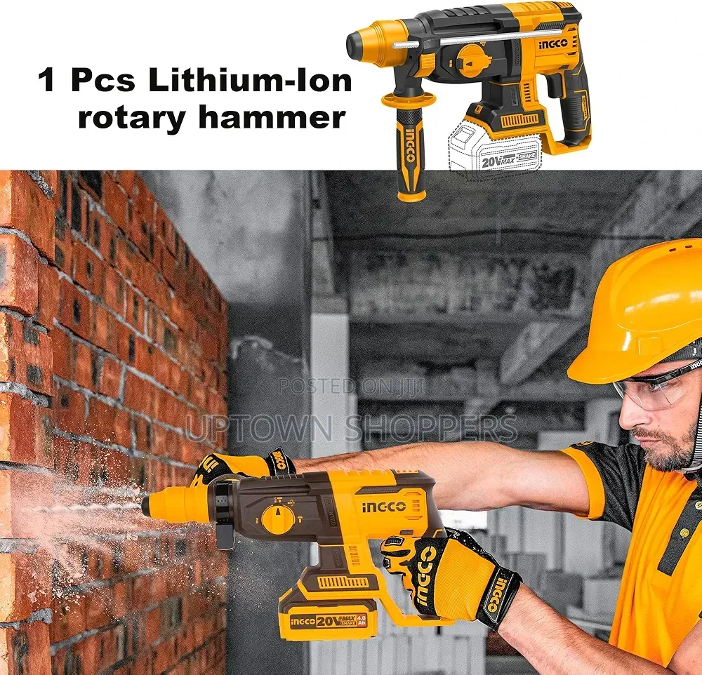Ingco Cordless Demolition Breaker 20v 2 Batteries Charger