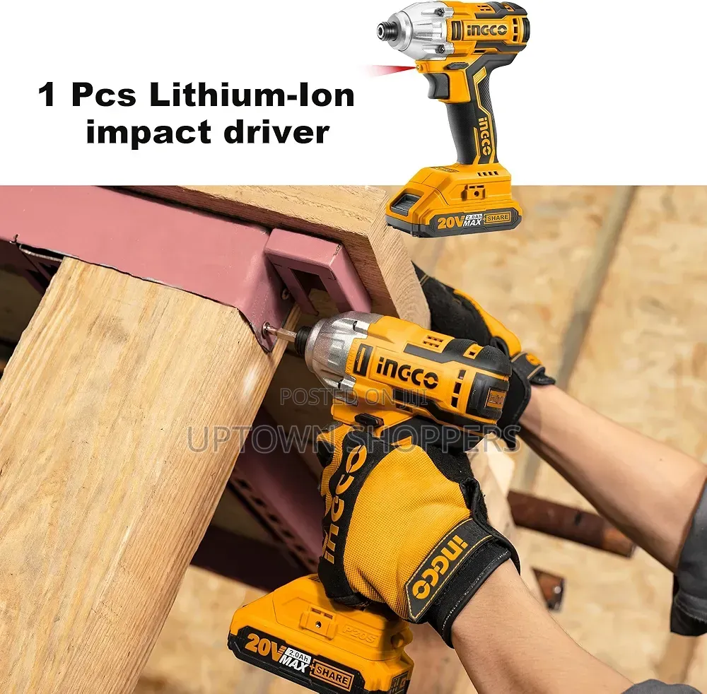 Ingco Cordless Demolition Breaker 20v 2 Batteries Charger