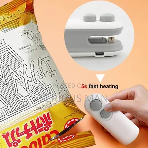 2-in-1 Portable Heat Sealer and Cutter for Snack Bags.