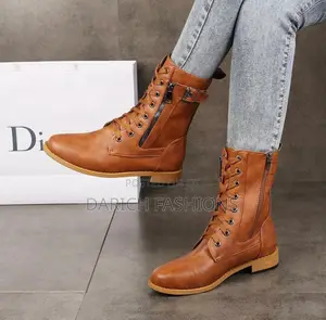 Lace-Up Ankle Boots for Women