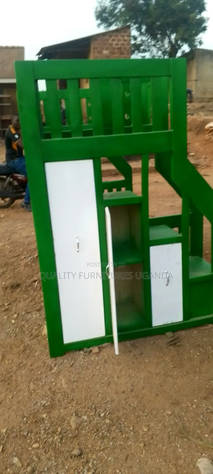 Musambya Wooden Storage Bunk Decker