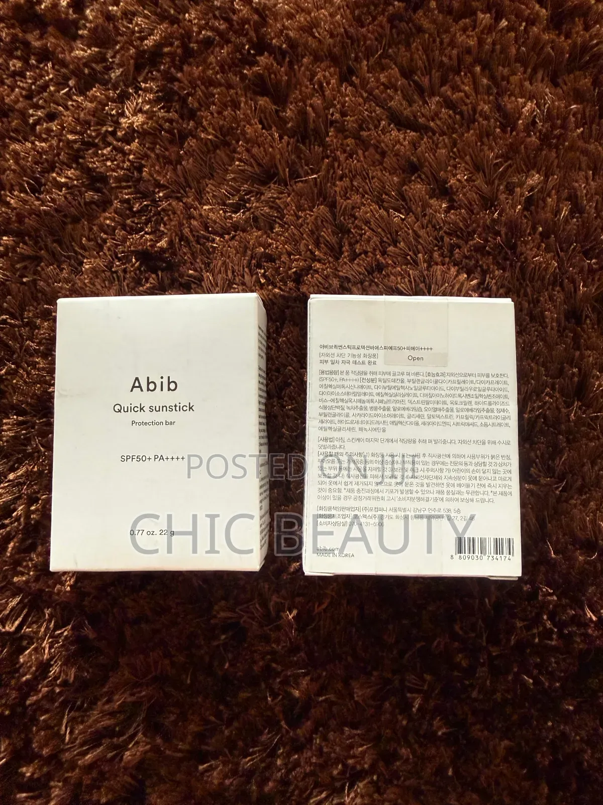 Abib - Quick Sunstick Protection Bar for Face