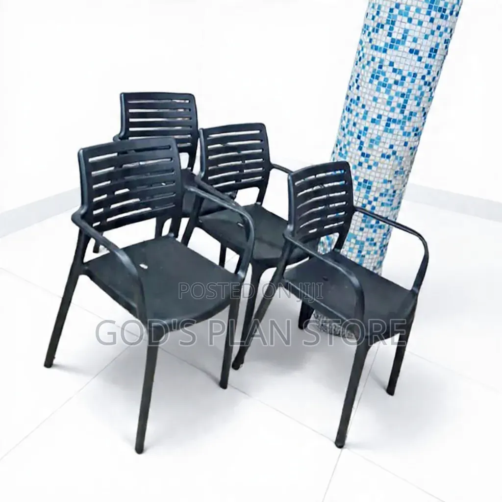 Ottomans Armed Plastic Chairs Plastic Chairs for Garden Beach Bar