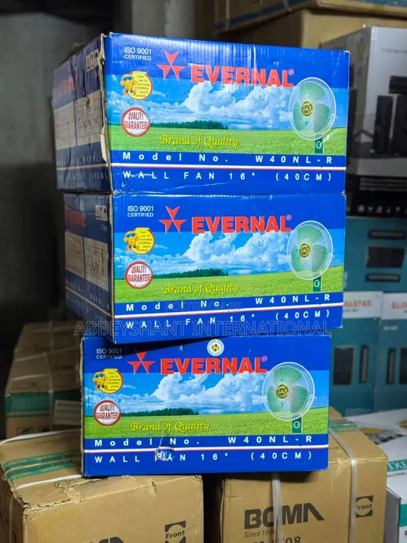 Evernal High Efficient Wall Fan
3 Speed Evernal Wall Fan