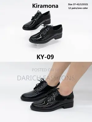 Women's Glossy Black Kiramona Ky-09