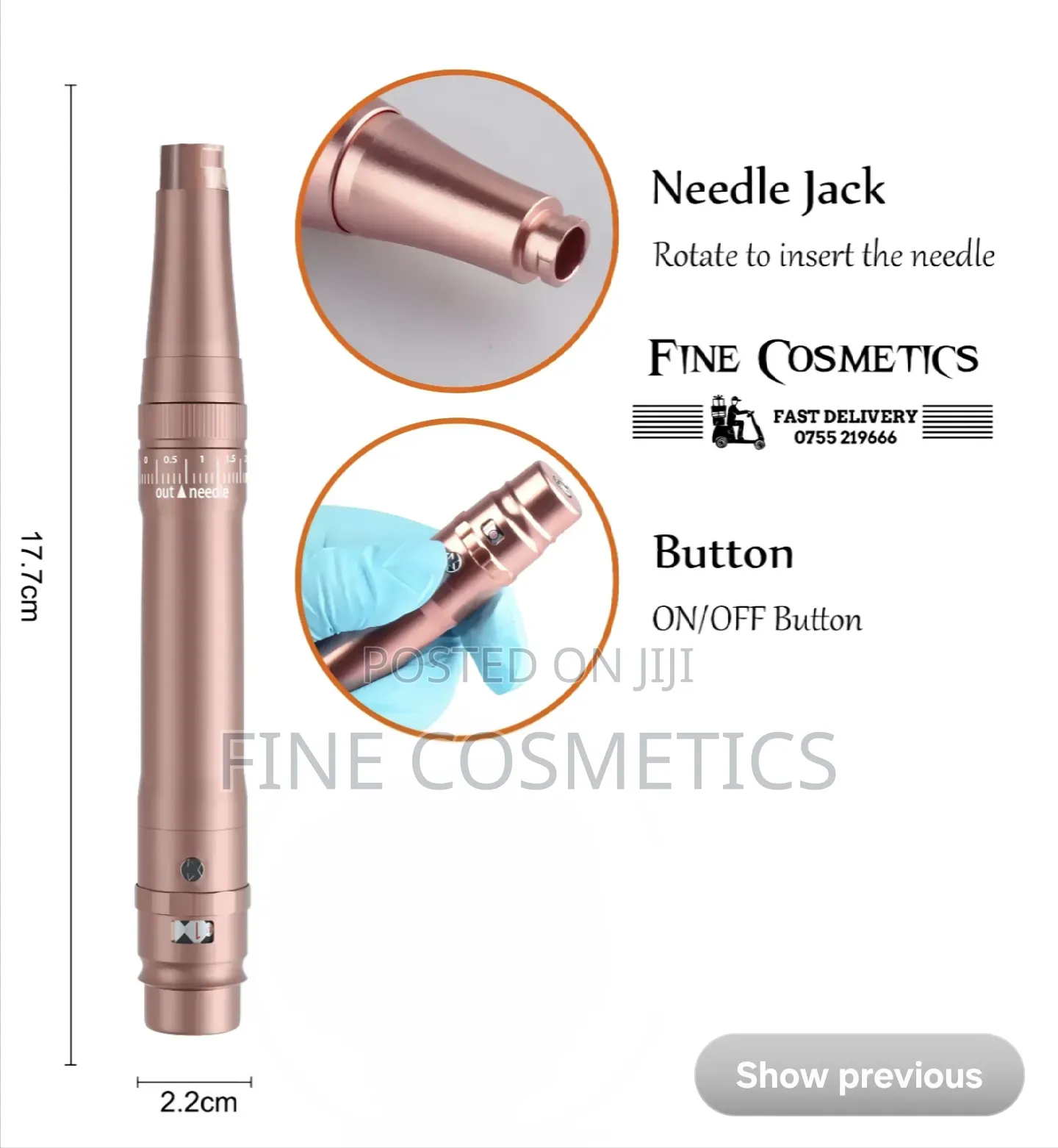 Permanent Makeup Microblading Machine Pen for Eyebrows, Lips Tattoo