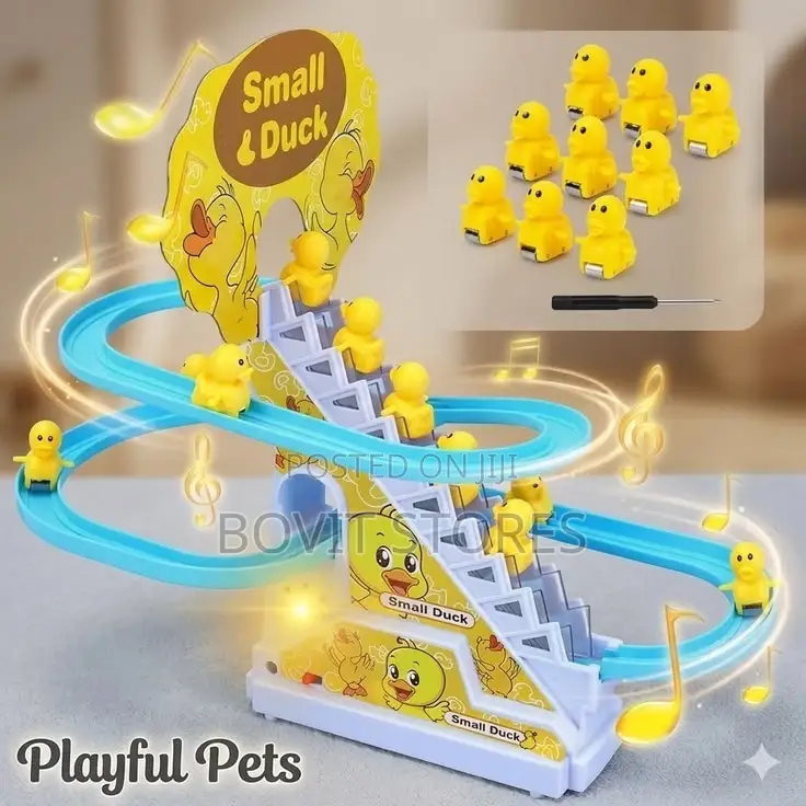 Kids Musical Climbing Small Ducks.