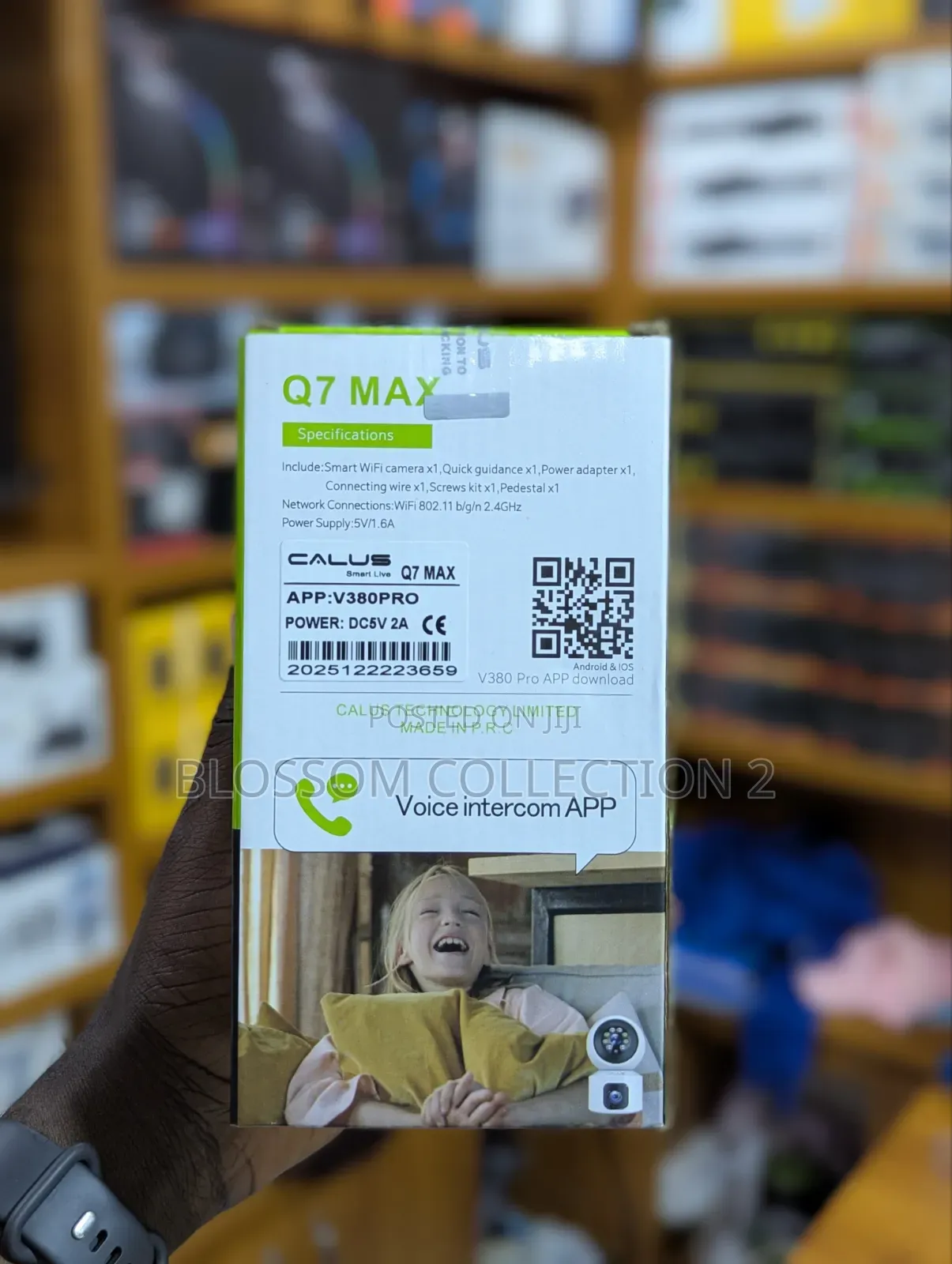Calus Q7 Max Smart Camera Hd Dual Lens Wifi CCTV Security Camera