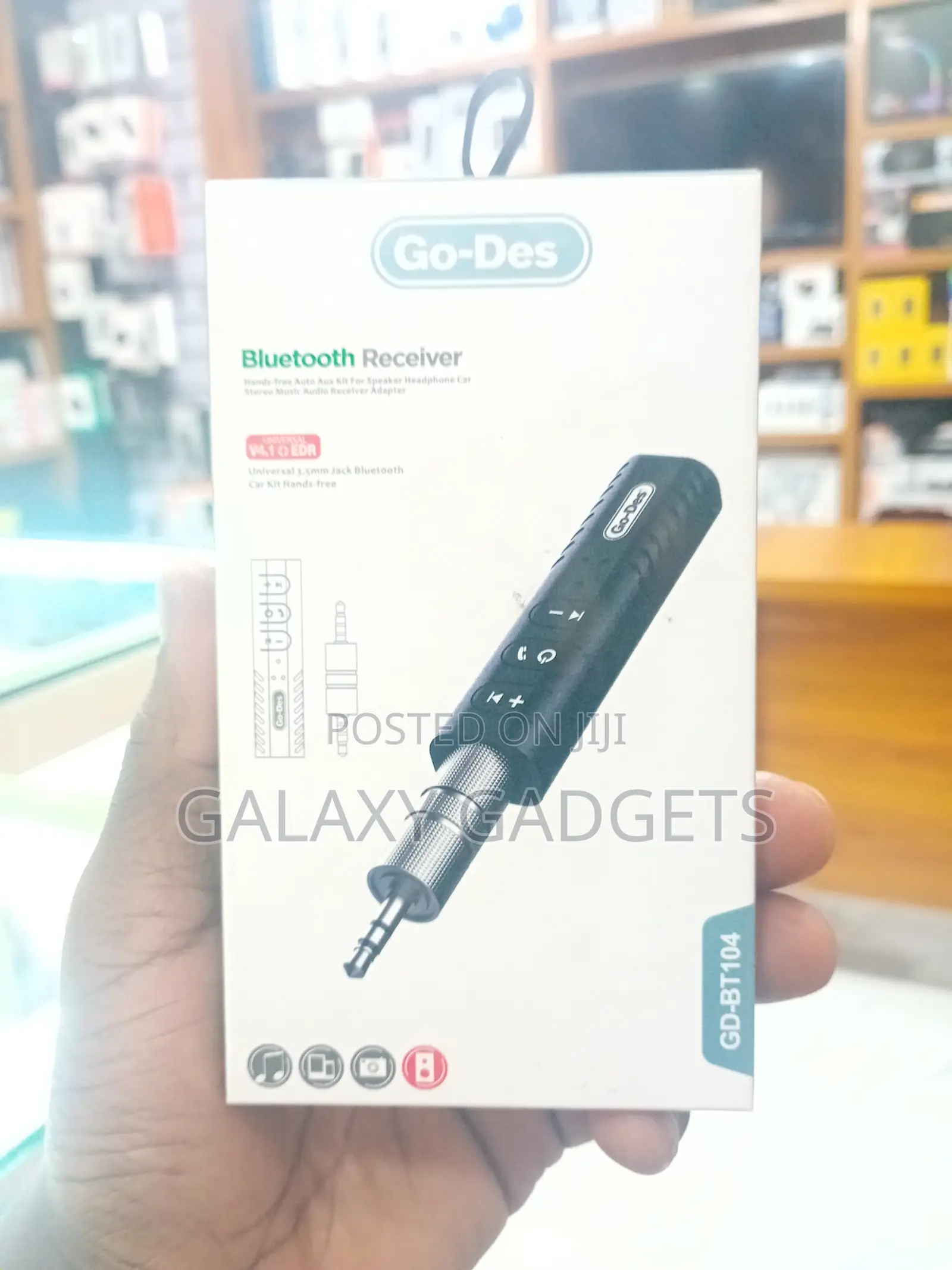 Go-Des Bluetooth Reciever , 3.5mm Car Kit