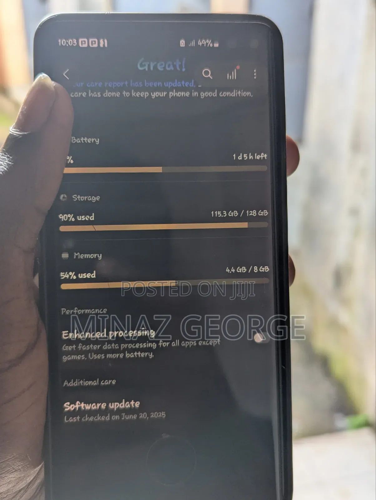 Samsung Galaxy S10 Plus 128 GB White