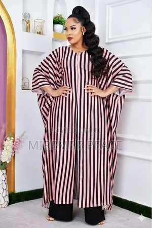 Stripped Open Front Kaftans