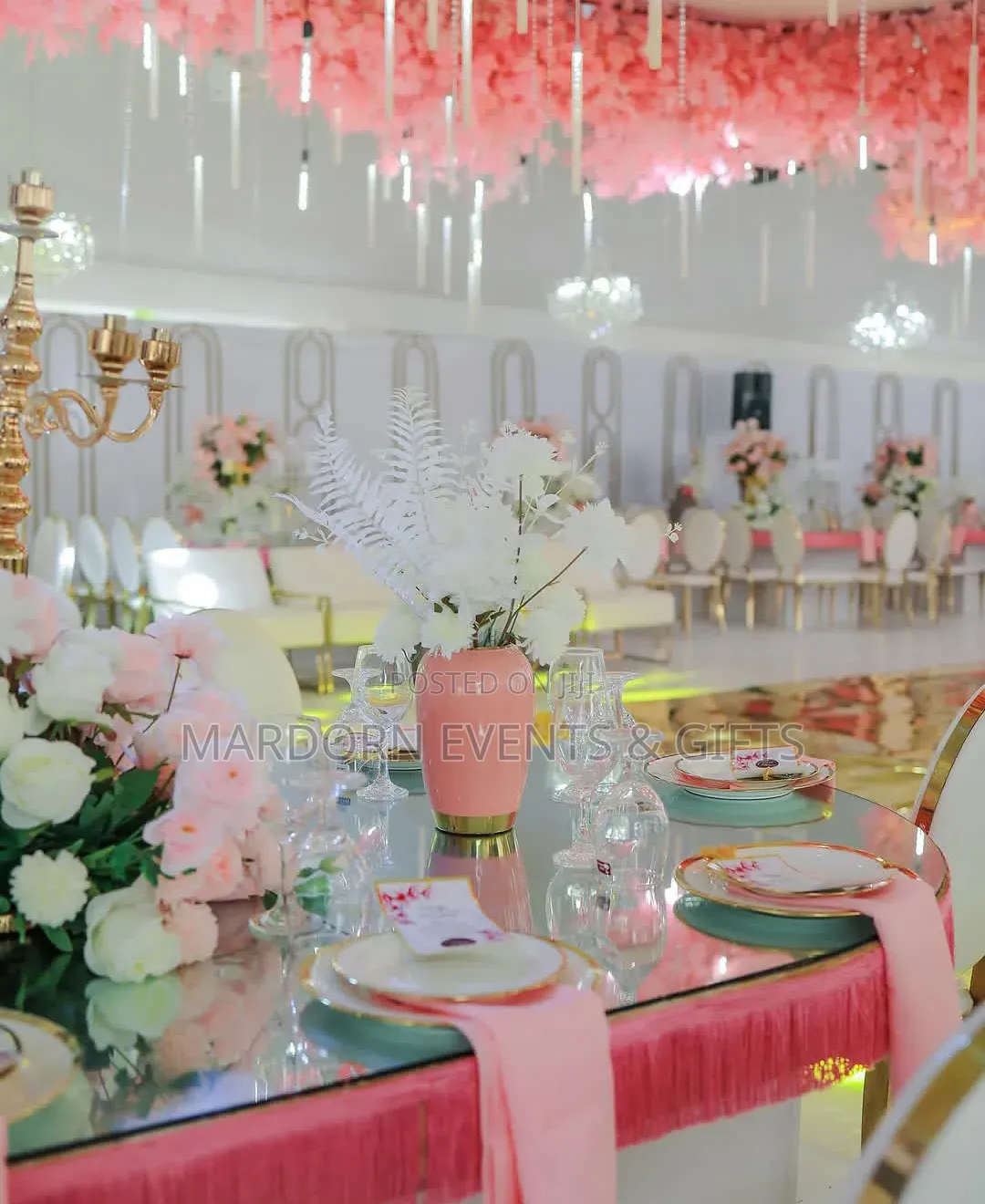Pink Shades Gold White and Some Bit of Green Introduction