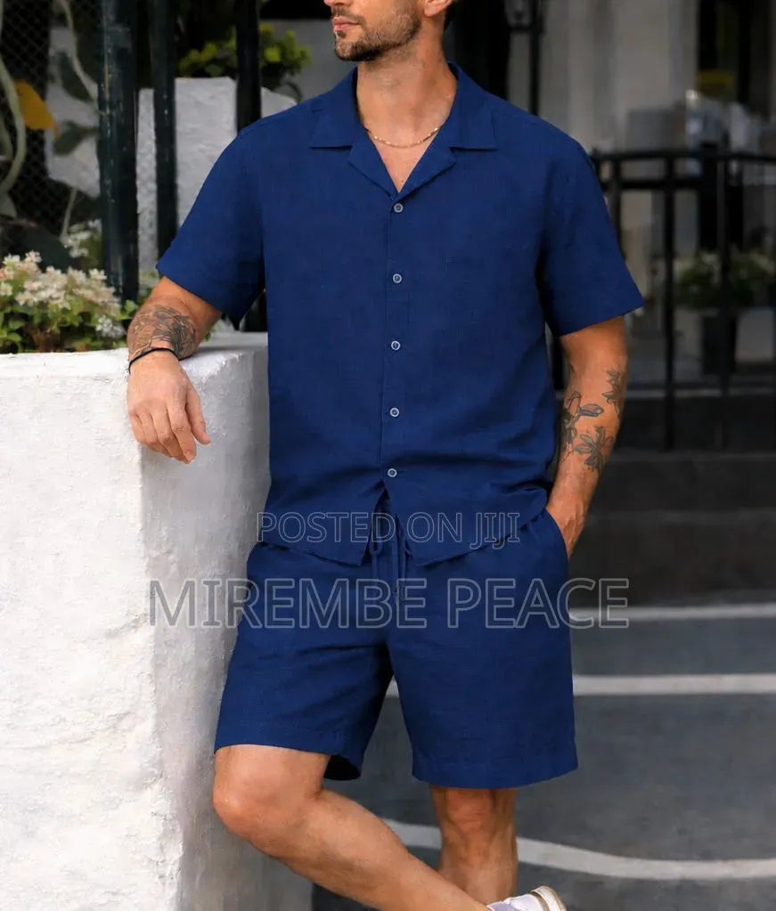 Linen Blend Two-Piece
