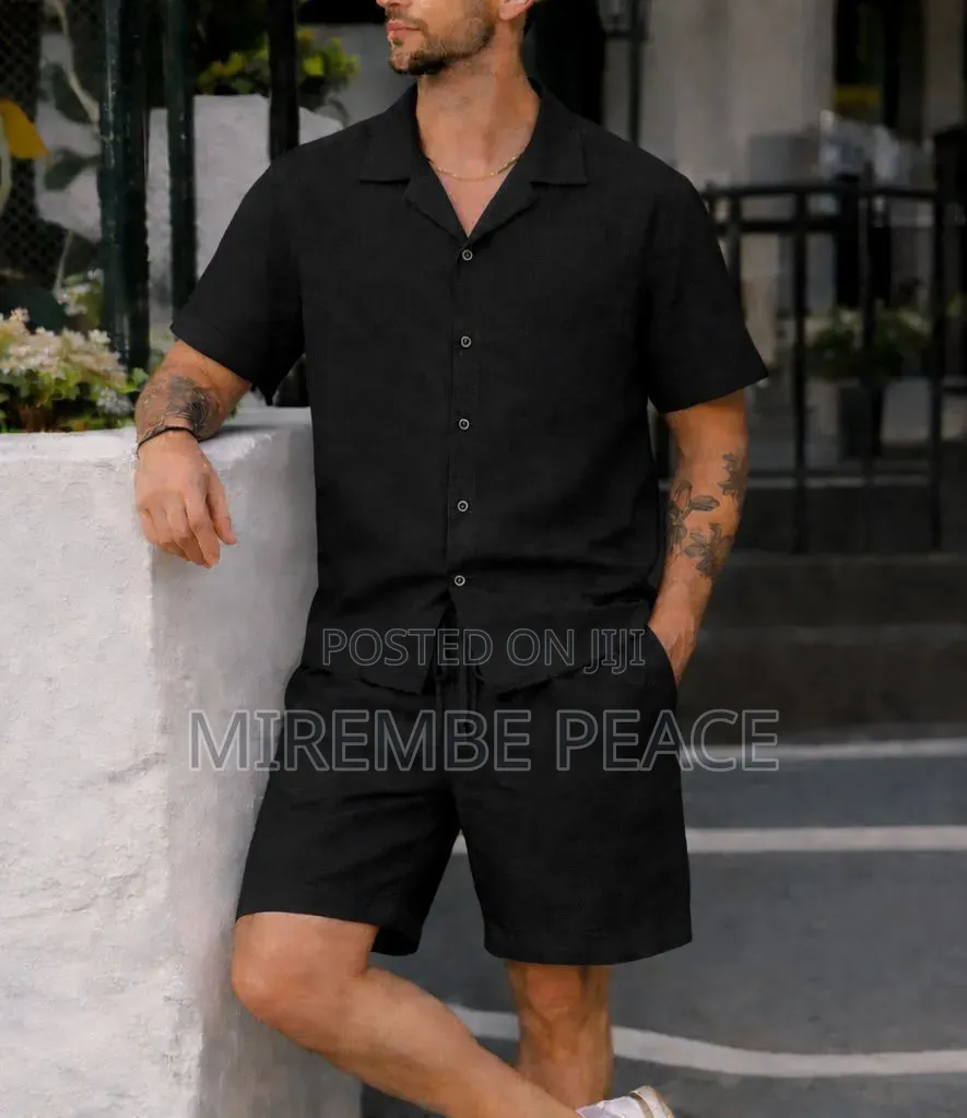 Linen Blend Two-Piece
