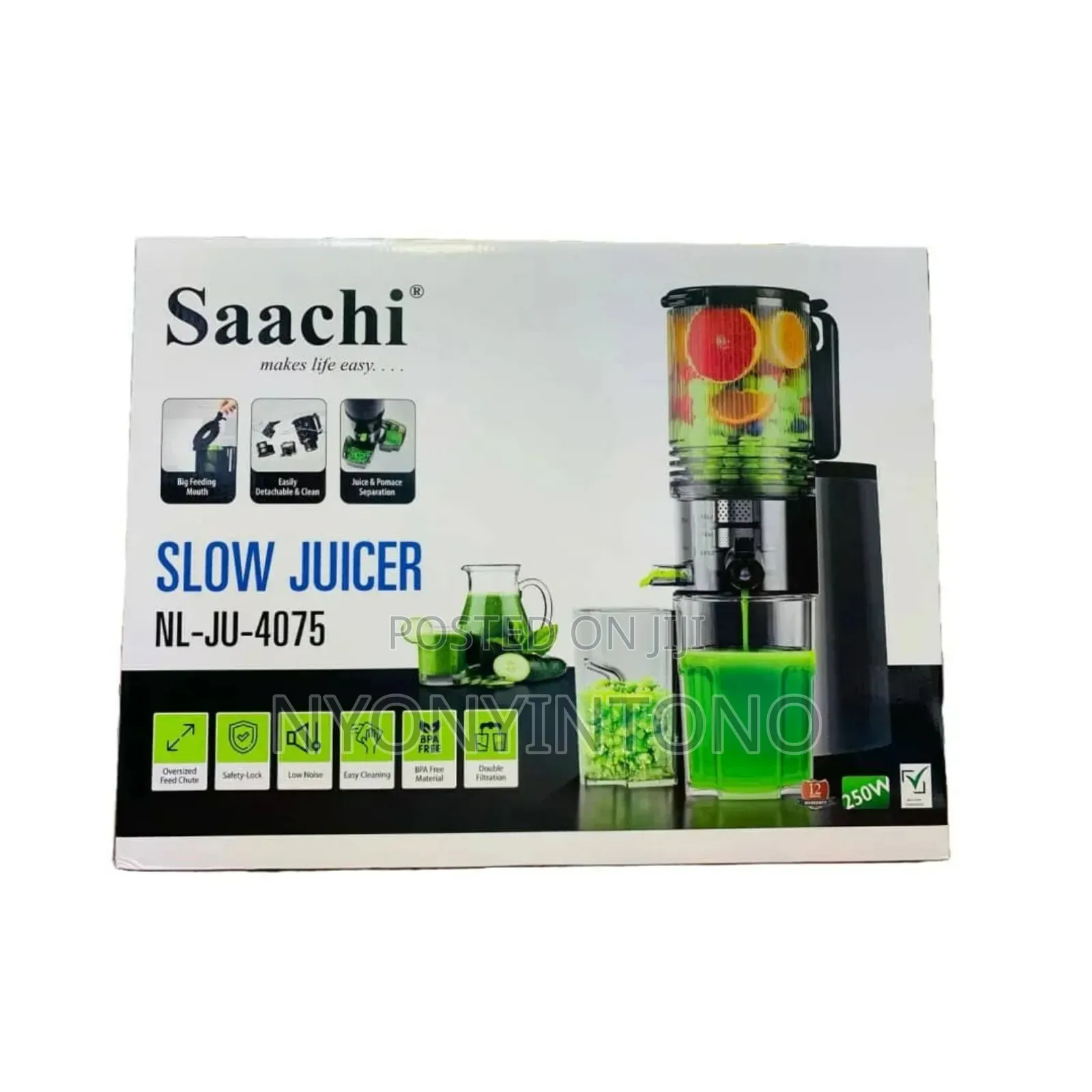 Saachi Slow Juicer Nl-Ju-4075