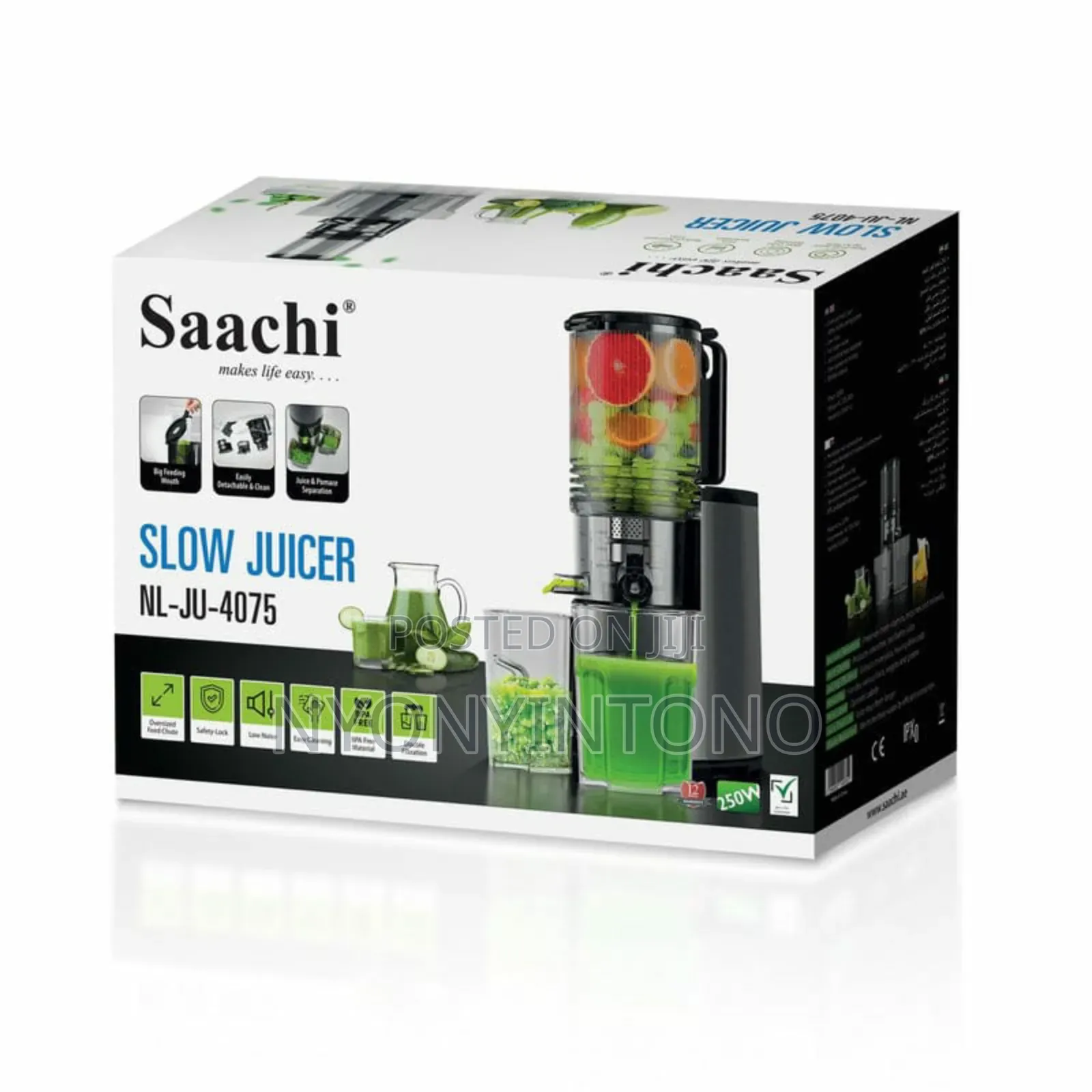 Saachi Slow Juicer Nl-Ju-4075