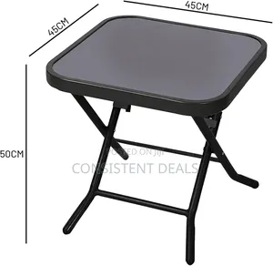 Crystals Outdoor Dining Table, Metal Bistro Patio Garden Table