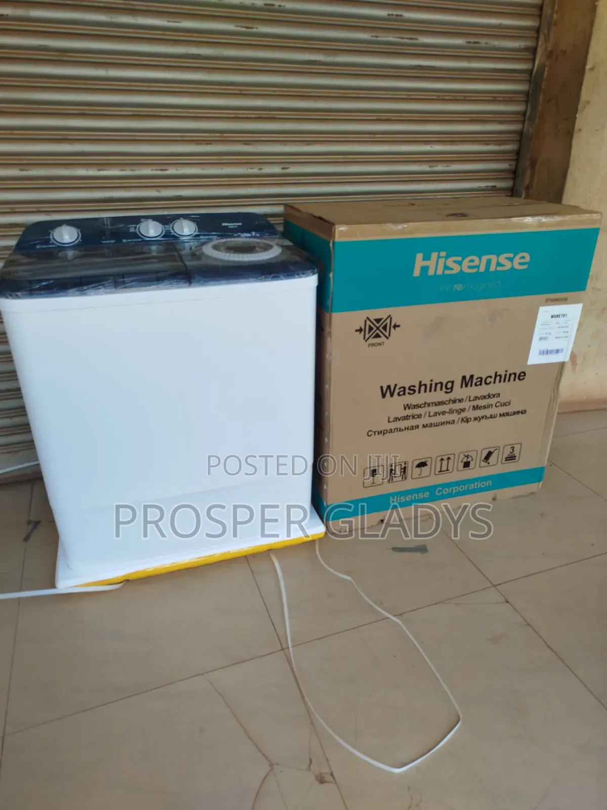 7kgs Hisense Washing Machine Twin Tub