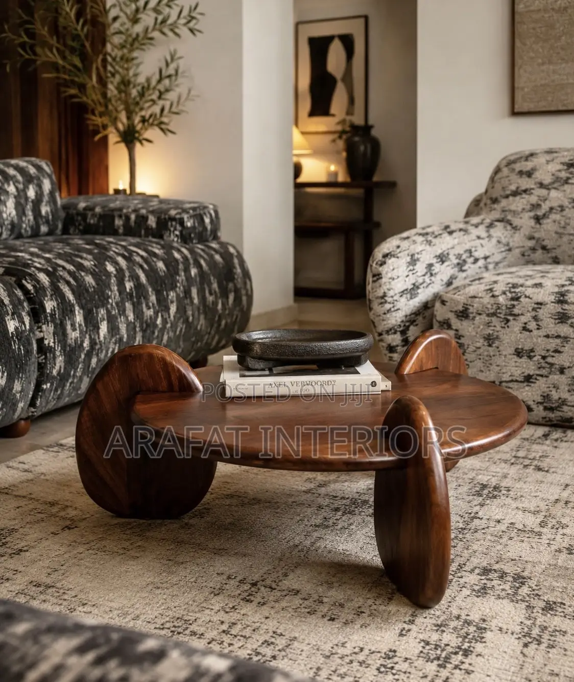 Orbit Live Edge Coffee Table