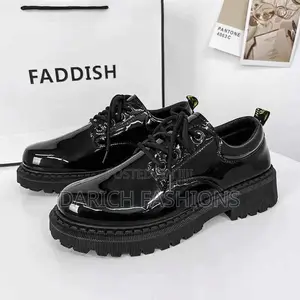 Patent Leather Oxford Women Shoes