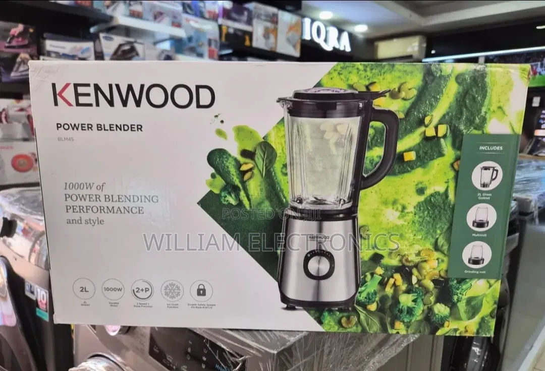 3in1 Kenwood 2litres Glass Blender