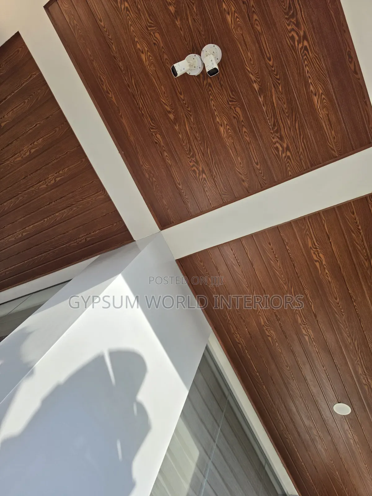 PVC Ceiling Mahogany Installation