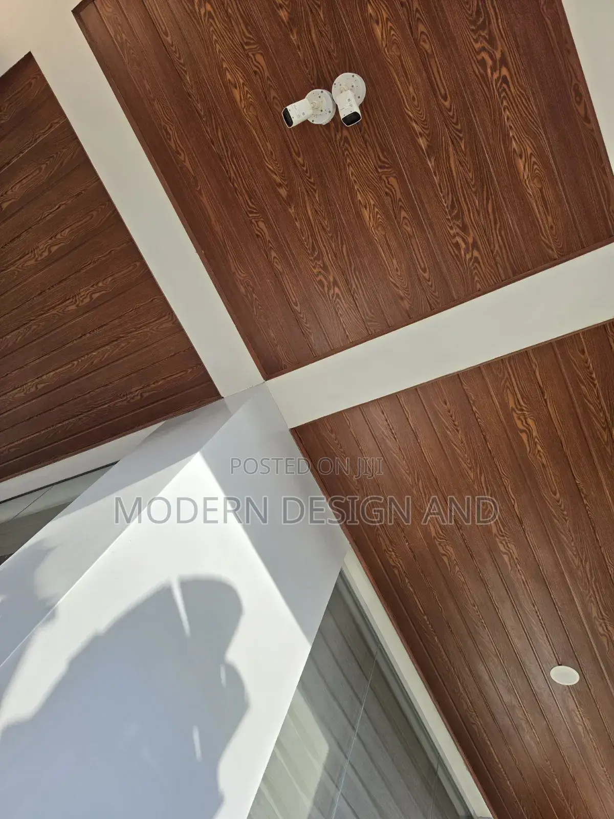 PVC Ceiling Mahogany Installation