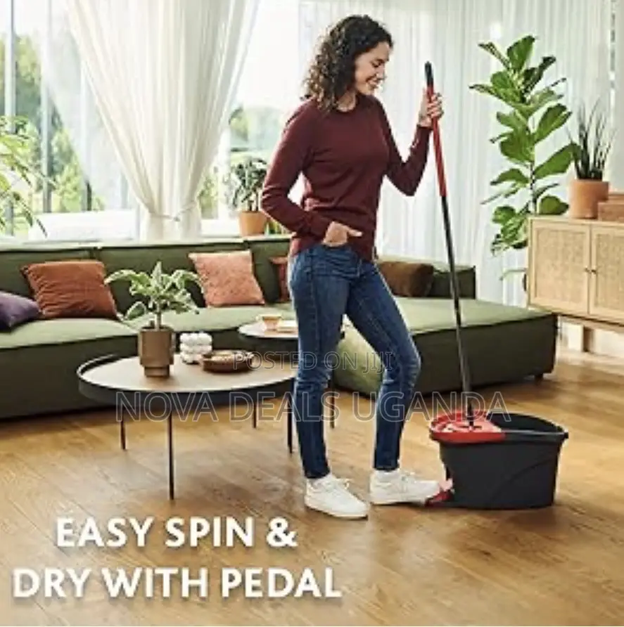 Spin Mop 100%Microfibre 360 Degree Rotation Car Mop