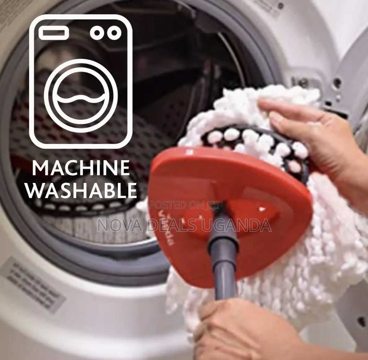 Spin Mop 100%Microfibre 360 Degree Rotation Car Mop
