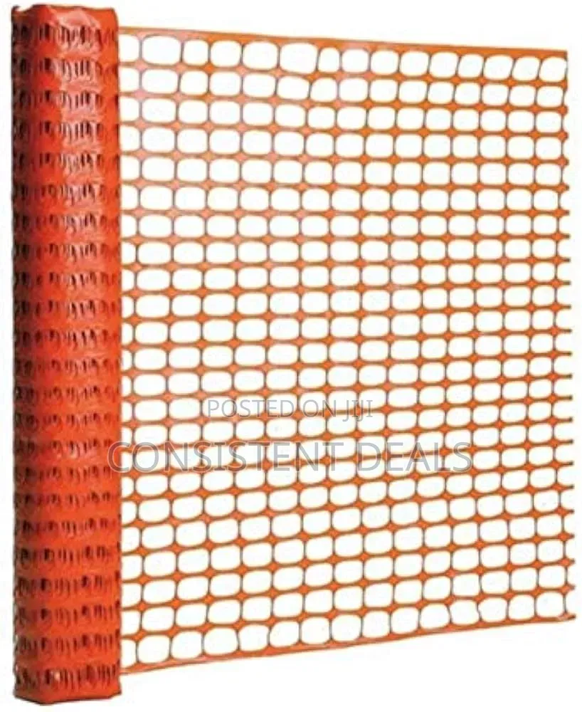 1x30m Orange Plastic Mesh Barrier Net ” Fencing Net